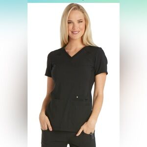 New without tags, size large, black, Koi scrub top